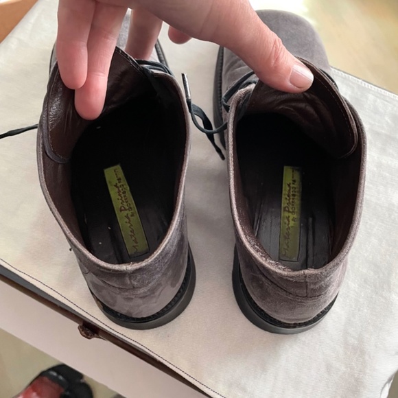 Materia Prima by Goffredo Fantini blue suede shoes - Picture 6 of 7